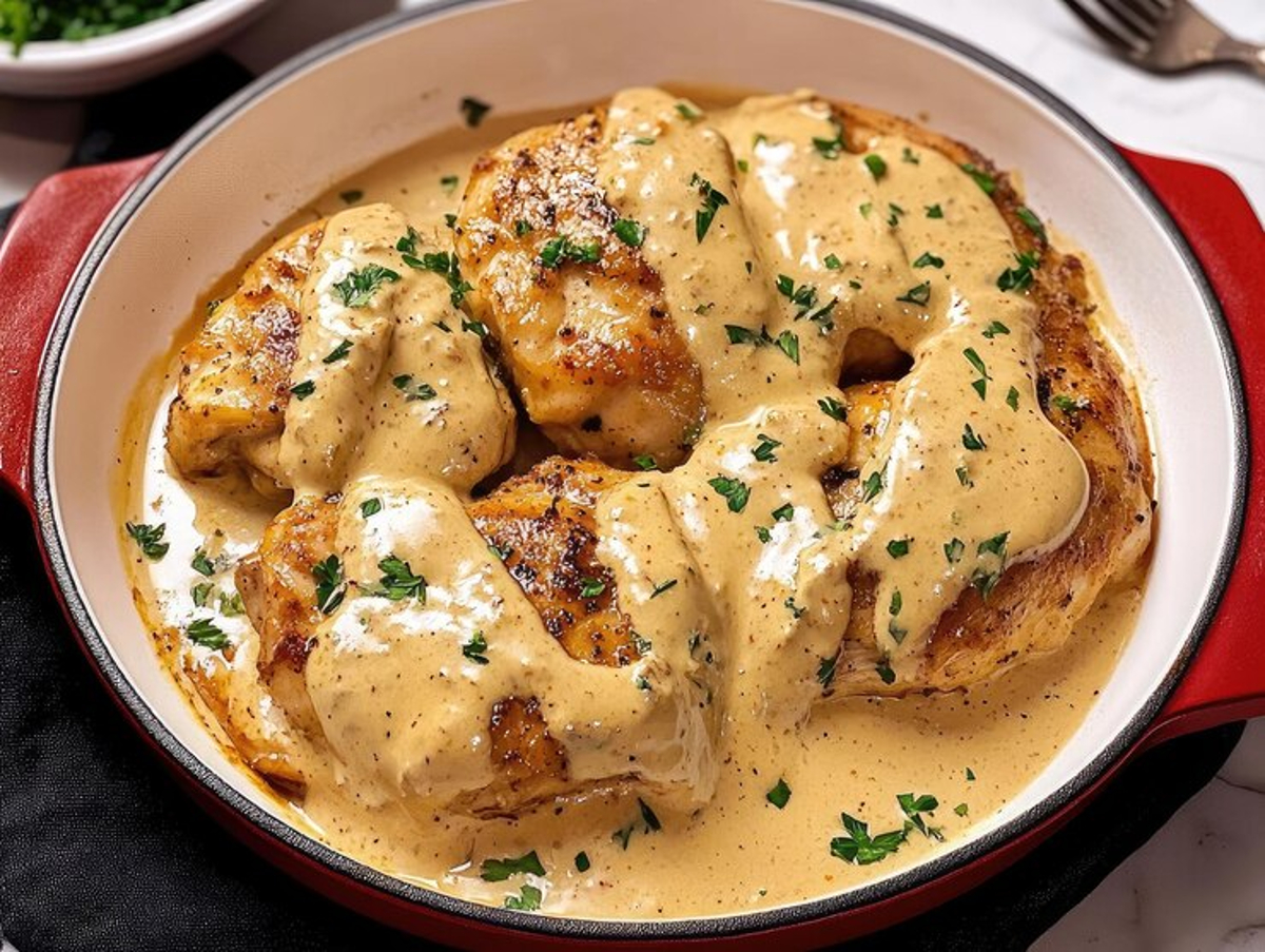 poulet à la crème