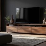 découvrez comment associer votre décor avec le meuble tv kaorka k16 xs de 120 cm en noyer. un design harmonieux qui allie élégance et fonctionnalité pour sublimer votre intérieur.