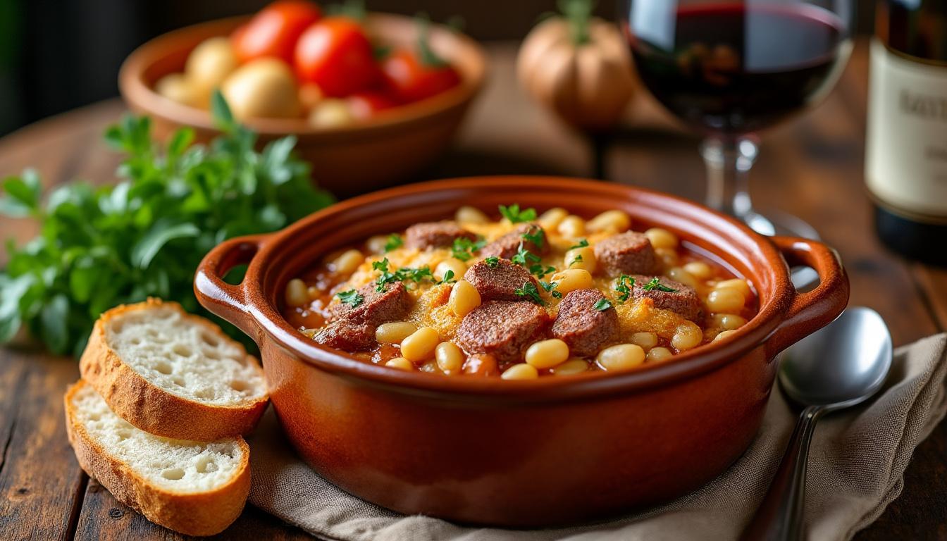 découvrez le meilleur cassoulet en conserve, soigneusement sélectionné par des experts, et disponible à la vente en ligne. savourez ce plat traditionnel français, riche en saveurs et en authenticité, directement chez vous.