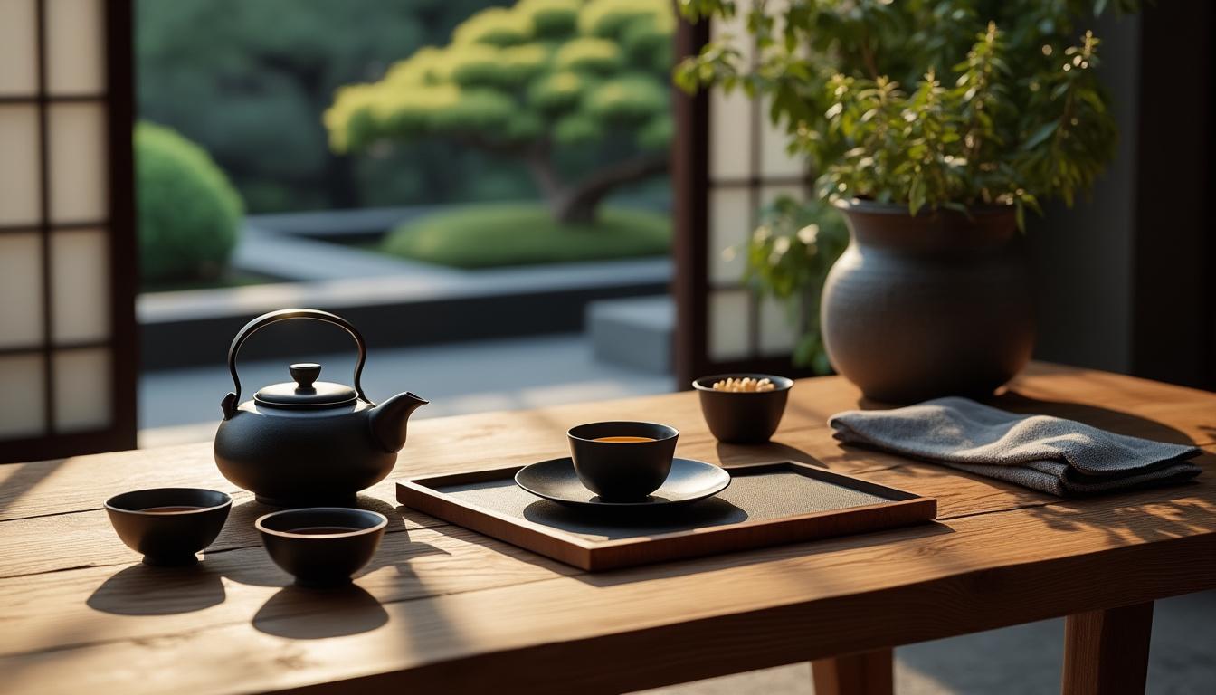 découvrez l'harmonie parfaite entre tradition et modernité avec notre service de thé japonais élégant. inspirez-vous de nos designs raffinés et de notre sélection de thés pour une expérience authentique et apaisante.