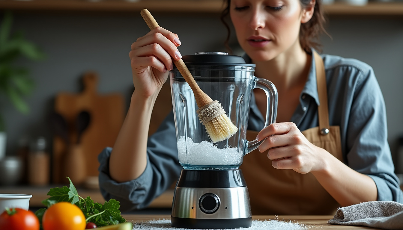 découvrez une méthode simple et sécurisée pour nettoyer votre blender sans risquer de vous couper, en quelques étapes faciles et rapides.