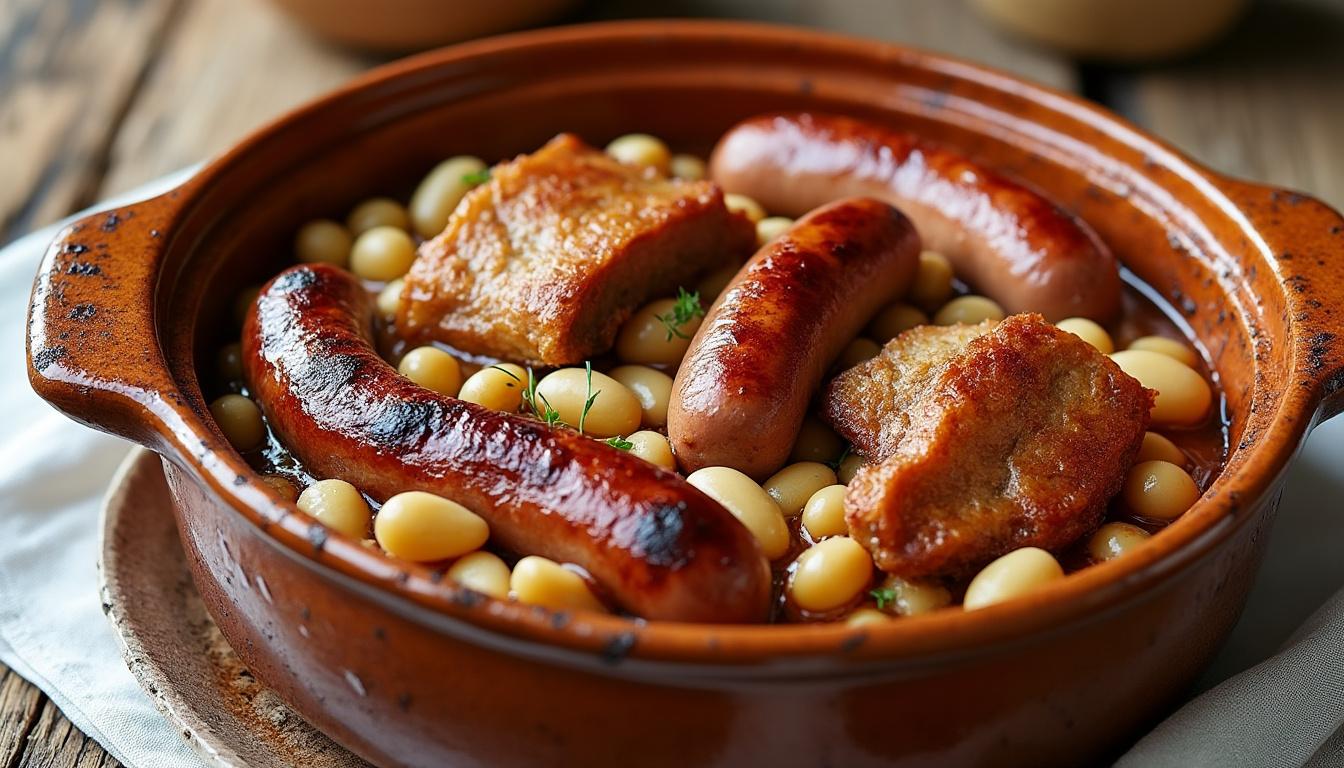 découvrez le cassoulet d'etchebest, une recette authentique et savoureuse qui vous invite à un véritable voyage culinaire. régalez-vous avec ce plat traditionnel revisité par le chef pour sublimer vos repas.