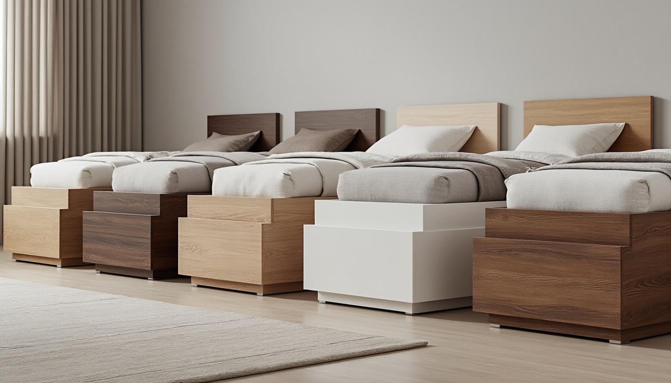 découvrez les diverses finitions disponibles pour un lit coffre en bois massif, alliant esthétique, durabilité et fonctionnalité pour sublimer votre chambre.