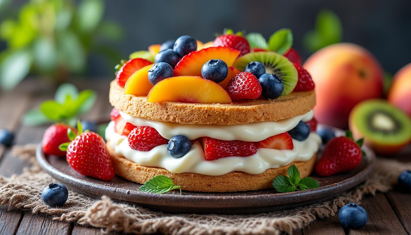 découvrez comment les fruits apportent fraîcheur, vitamines et douceur à une charlotte aux fruits et fromage blanc, pour un dessert sain et gourmand.