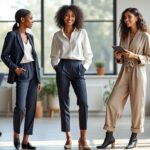 découvrez notre sélection des meilleurs vêtements de travail pour femme, alliant confort optimal et style élégant pour votre quotidien professionnel.