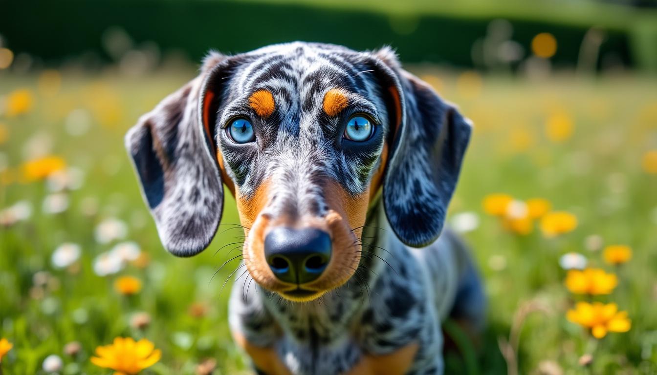 découvrez l'influence fascinante des teckels arlequin aux yeux bleus dans l'art et la culture, leur symbolisme unique et leur présence captivante à travers les époques.