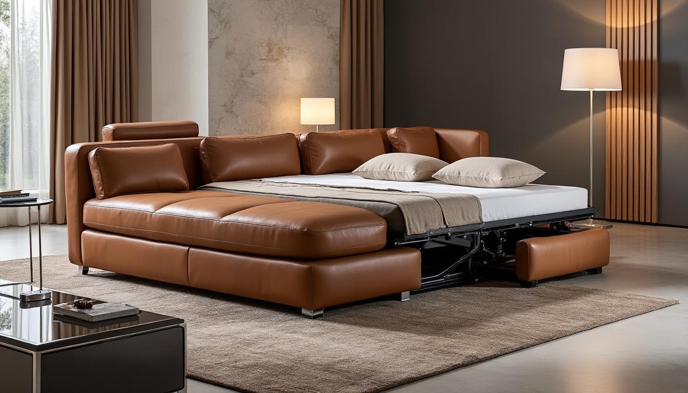 découvrez les avantages d'un canapé convertible en cuir vachette alliant confort exceptionnel et design élégant pour sublimer votre intérieur.