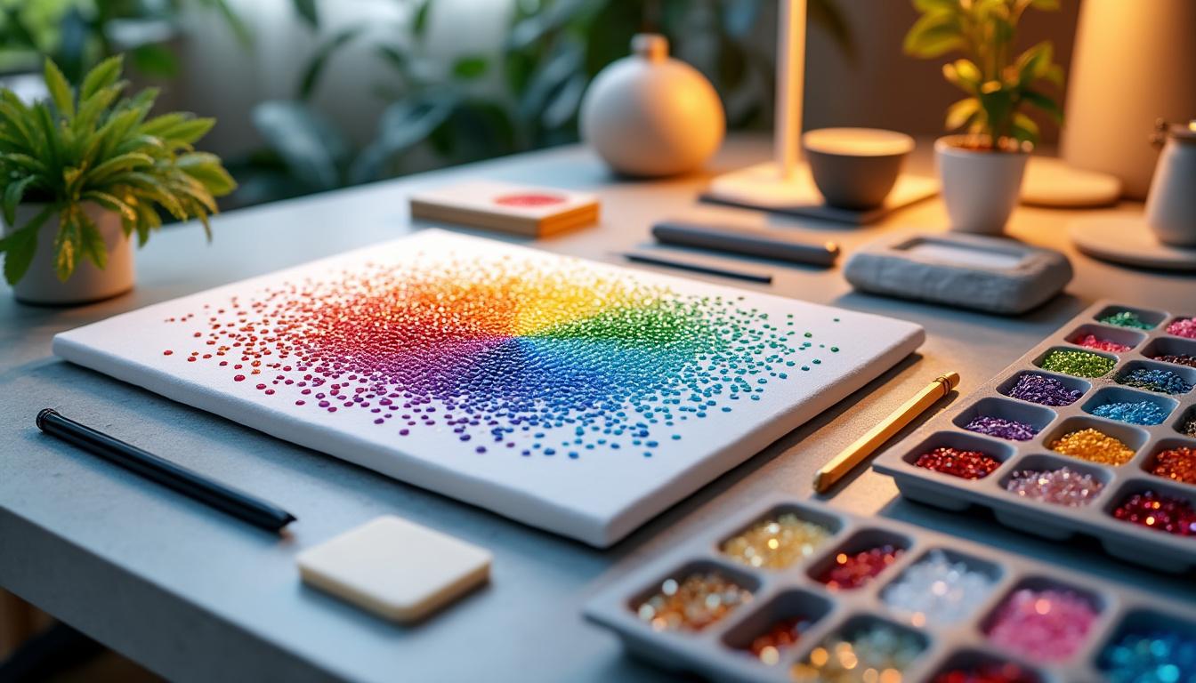 découvrez notre guide complet pour débuter avec les diamond paintings et apprenez toutes les astuces pour réussir vos créations scintillantes pas à pas.