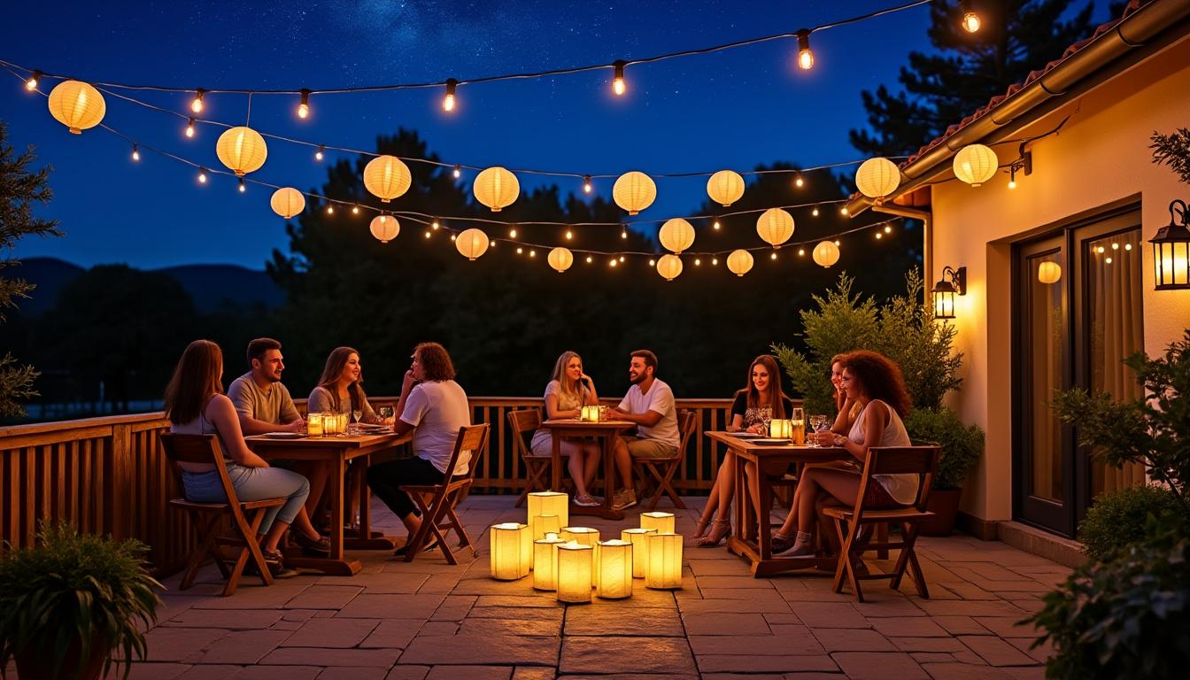 découvrez notre sélection des meilleures guirlandes guinguette pour terrasse, idéales pour créer une ambiance festive et chaleureuse lors de vos soirées en extérieur.