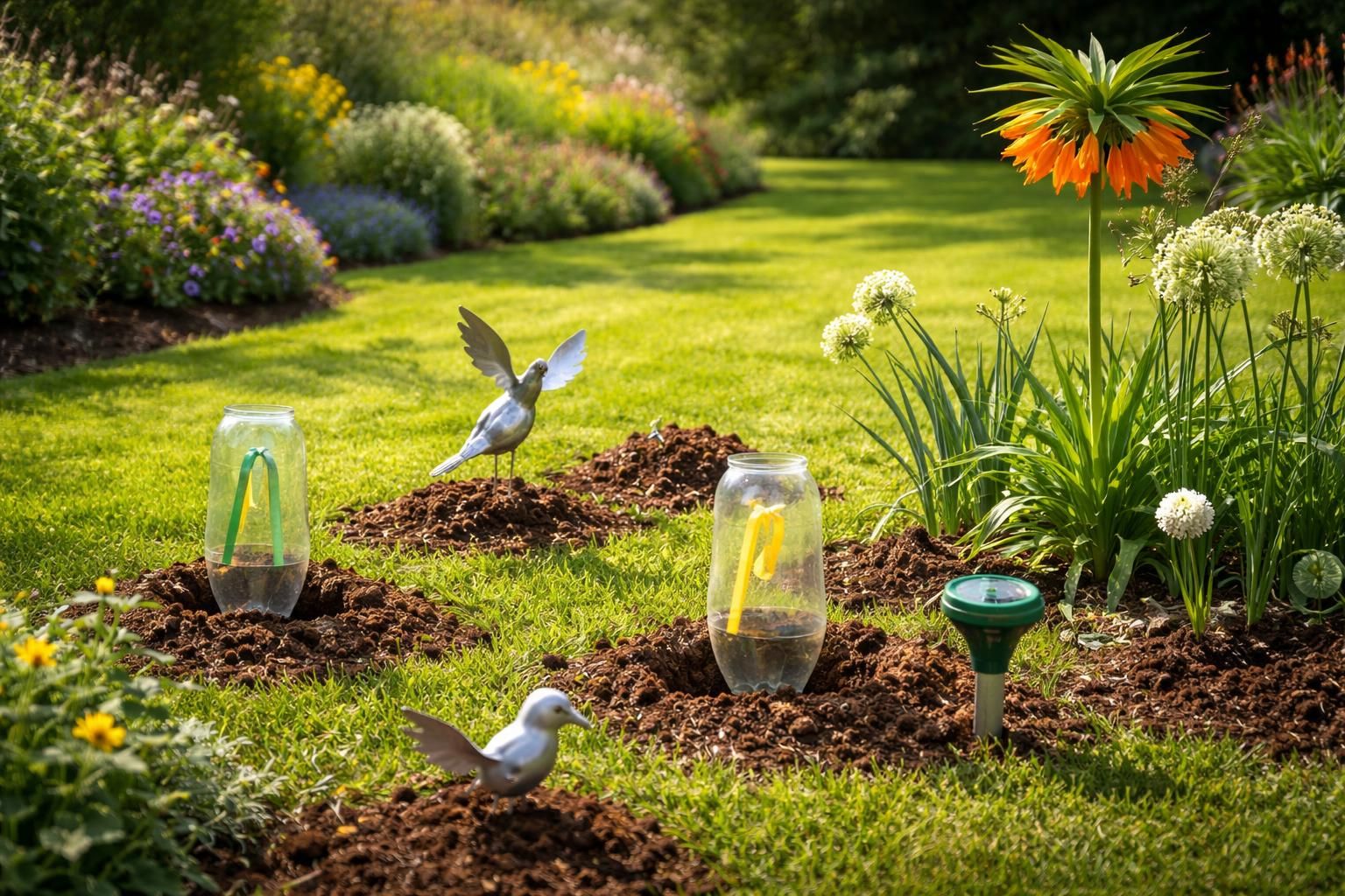 découvrez des méthodes insolites mais efficaces pour éliminer les taupes de votre jardin et protéger vos plantations.