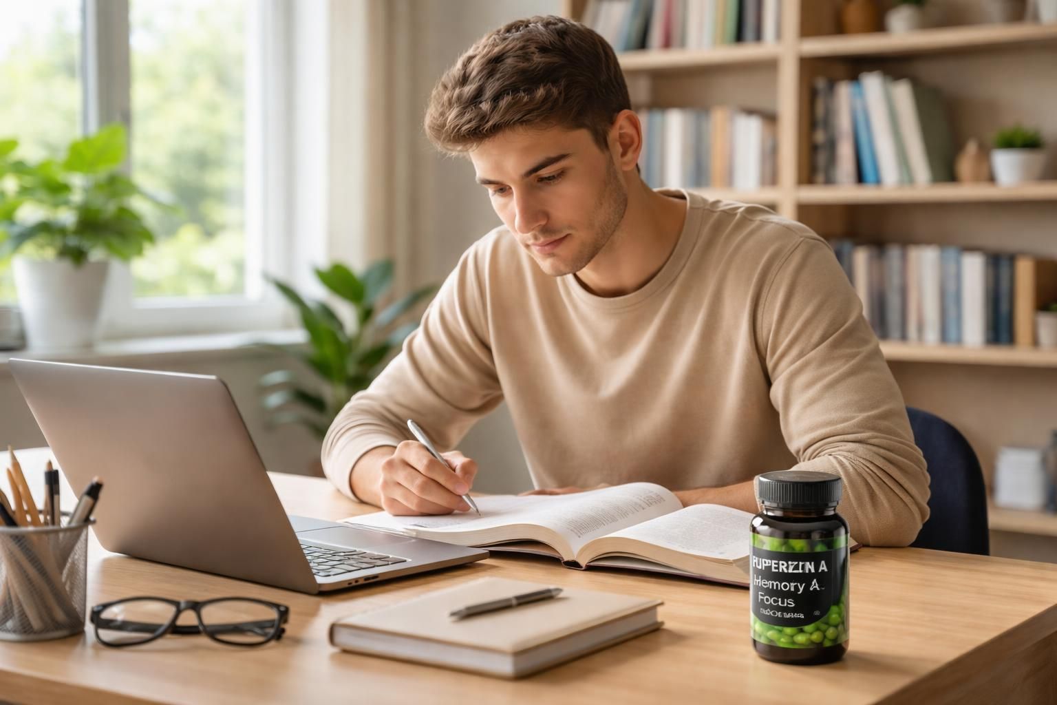 découvrez comment l'huperzine a peut améliorer la concentration, la mémoire et les performances cognitives des étudiants.