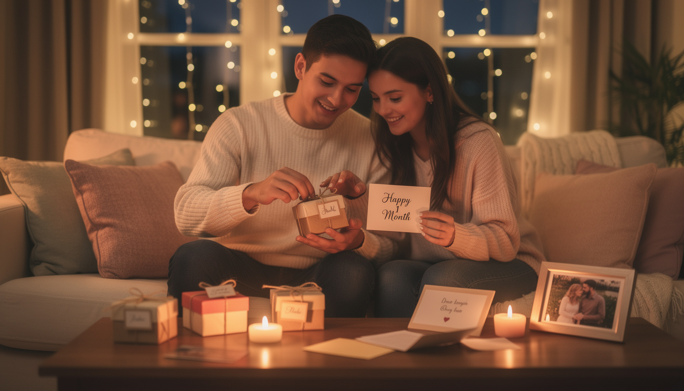 découvrez un texte touchant pour immortaliser un mois de relation amoureuse, célébrant émotions et souvenirs précieux partagés à deux.