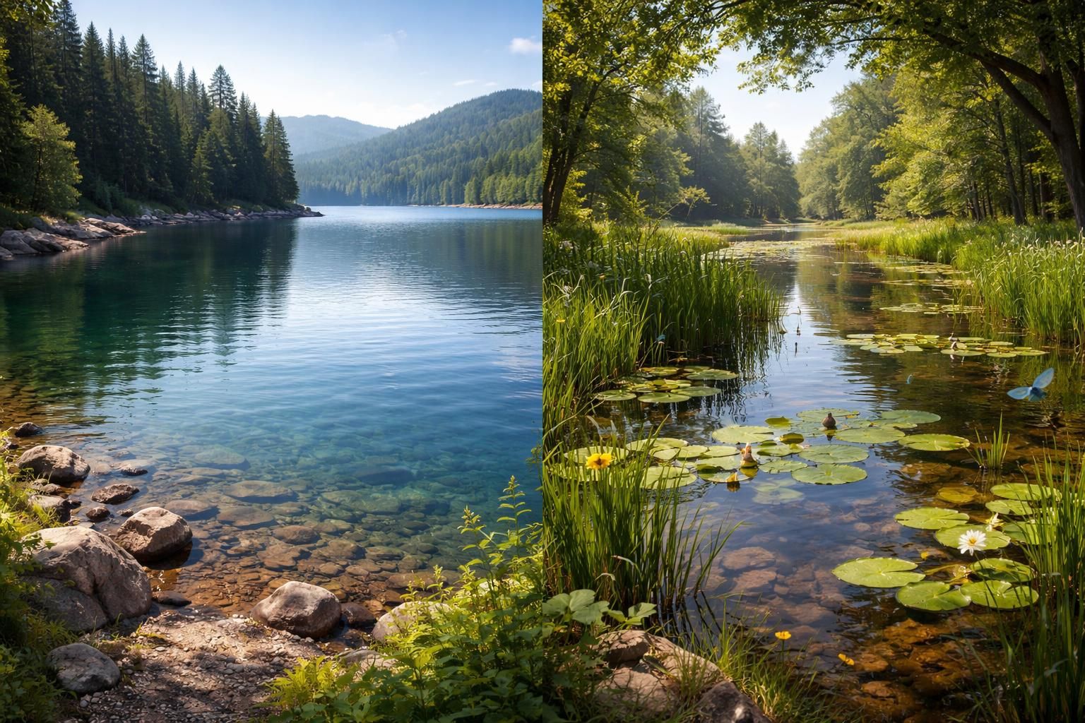 apprenez à distinguer un lac d'un étang lors de vos sorties en pleine nature grâce à nos conseils simples et pratiques pour mieux comprendre ces deux milieux aquatiques.