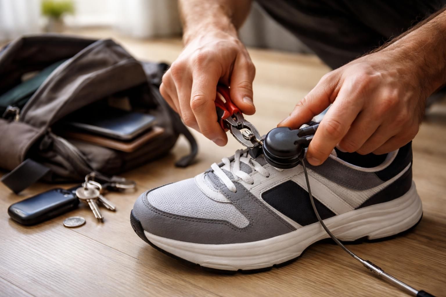Comment enlever un antivol sur des chaussures sans l&rsquo;outil spécifique