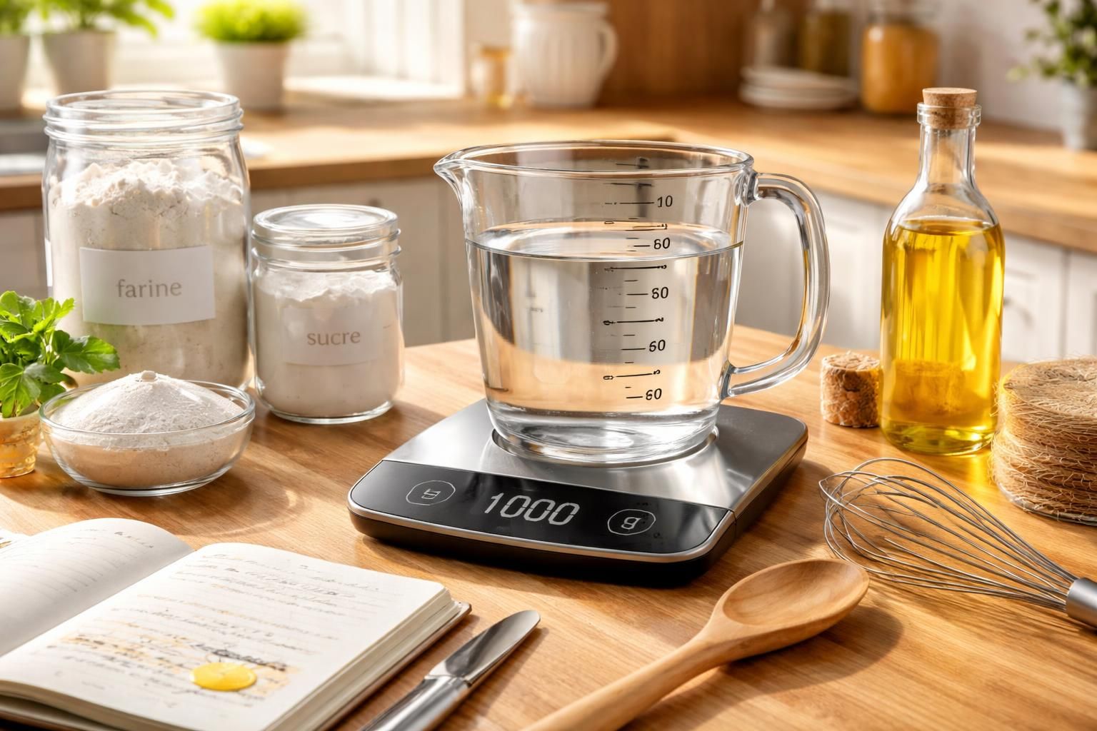 Les astuces pour maîtriser la mesure de 1l en gramme dans vos recettes
