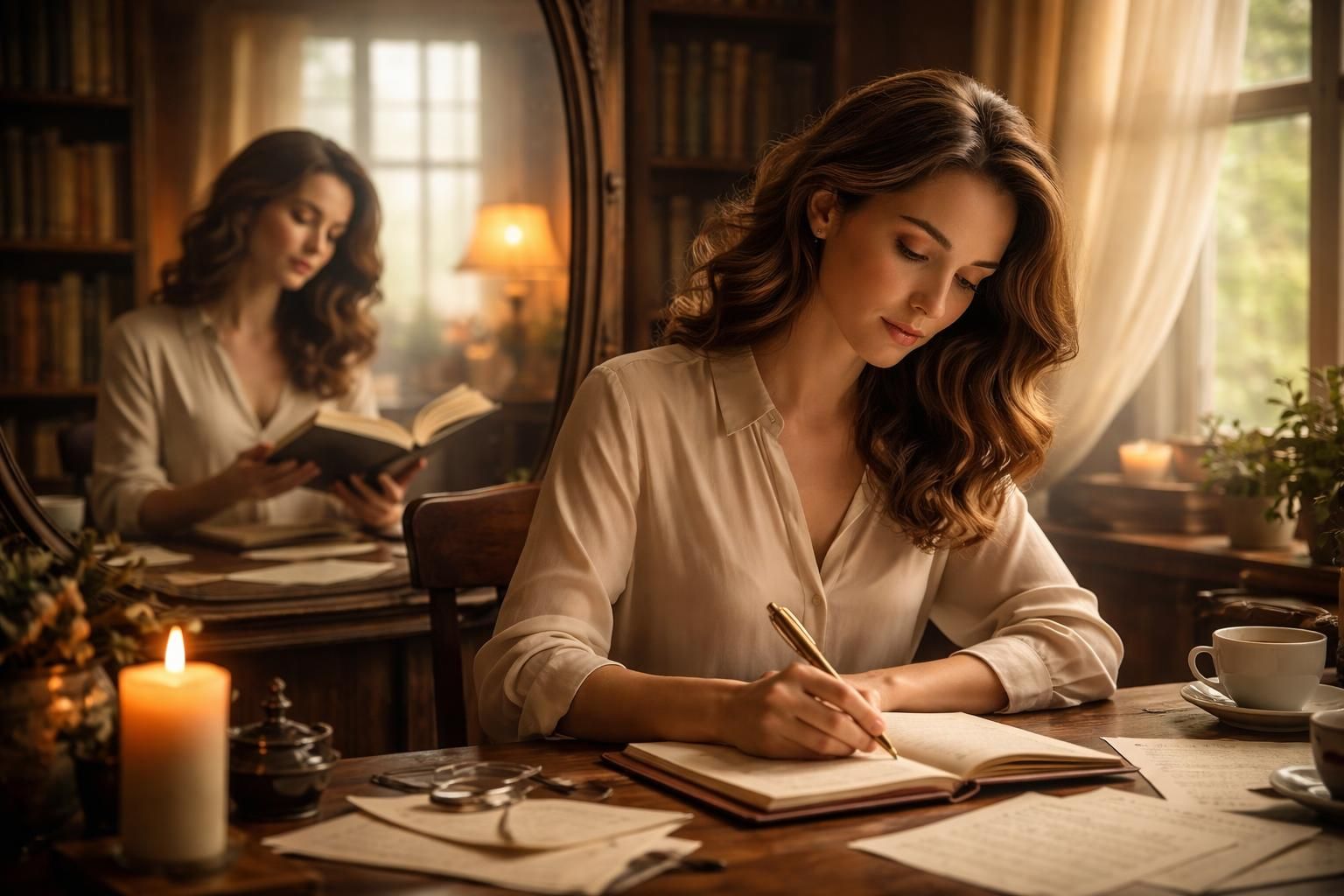 Diane en Anne et Anne en Diane puisse être auteur : La dualité inspirante des écrivains