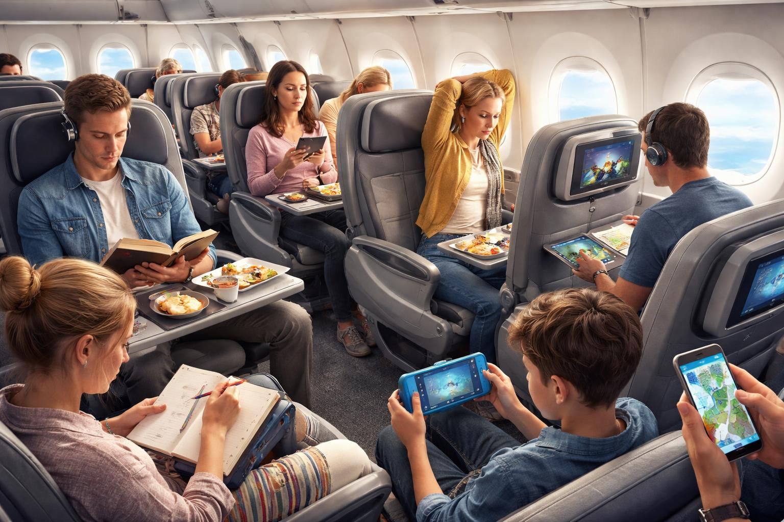 Que faire dans l’avion : 15 idées pour ne pas s’ennuyer