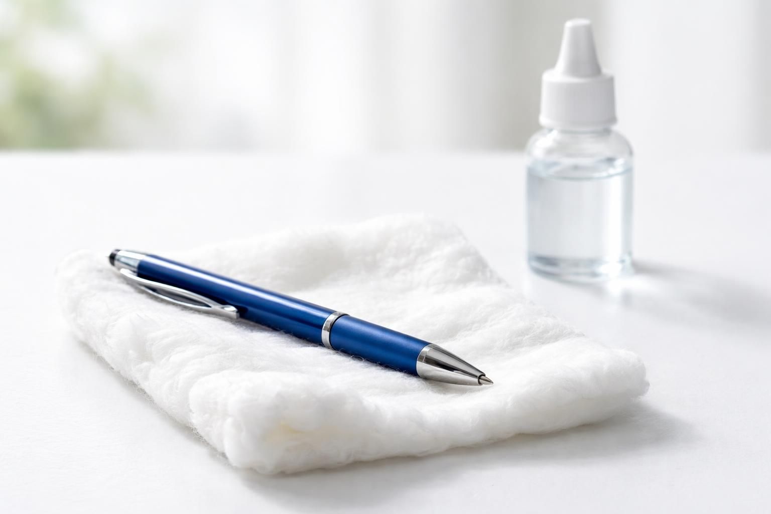 Stylo bille sur coton : comment enlever la tache sans trace